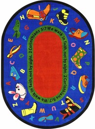 Joy Carpets Kid Essentials Walk In Faith Multi